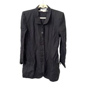 SONIA RYKIEL Buttoned Long Blazer‎ Sz Medium